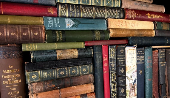 stacks of old books