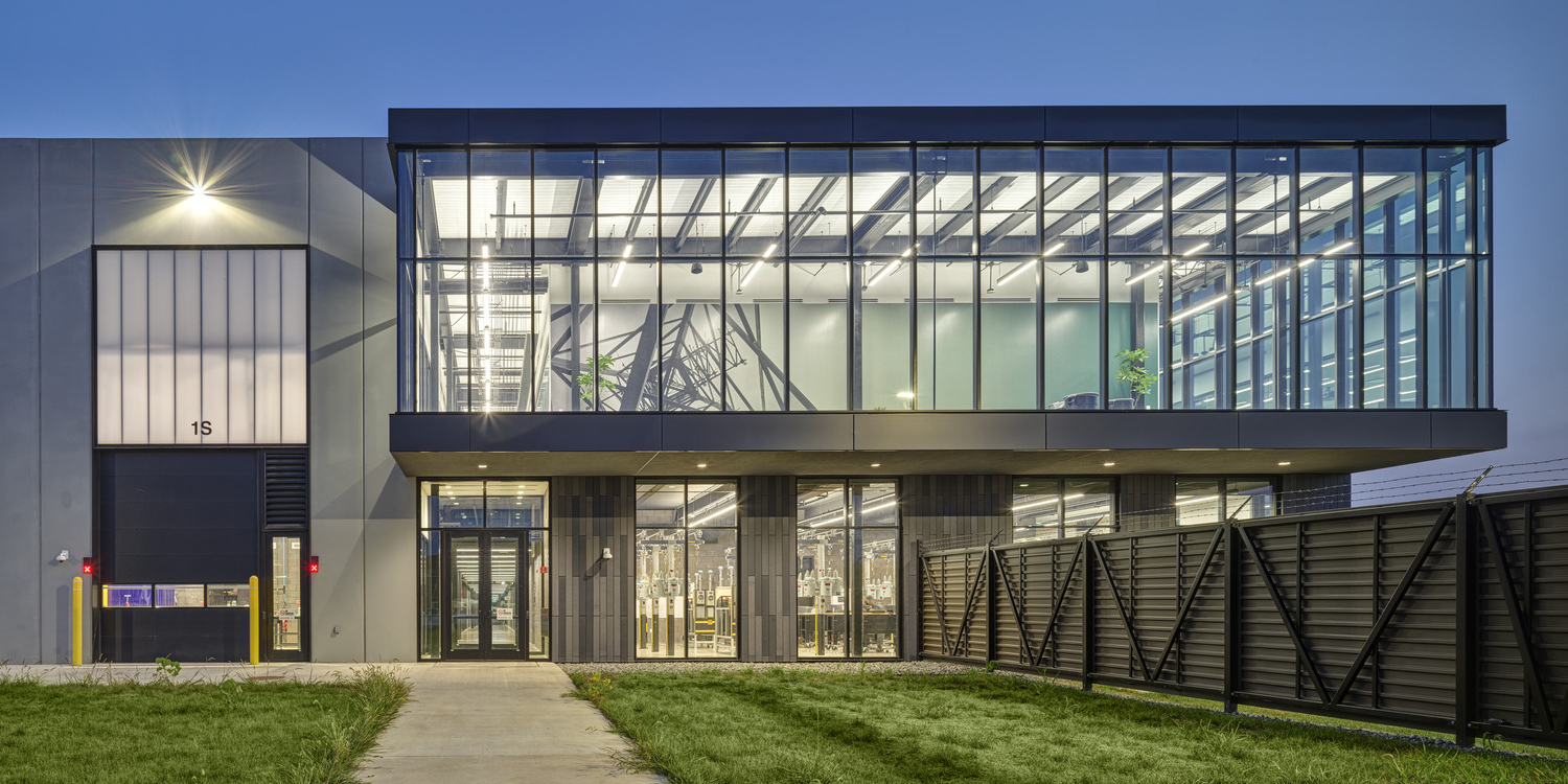 modern industrial facility