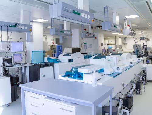 laboratory equipment and documents