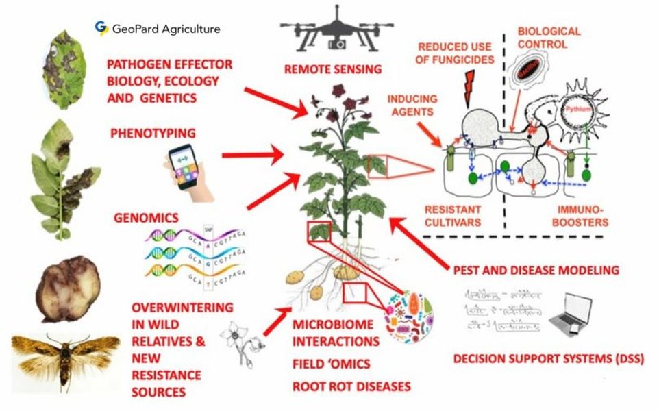 Modern agricultural practices integrating biological solutions