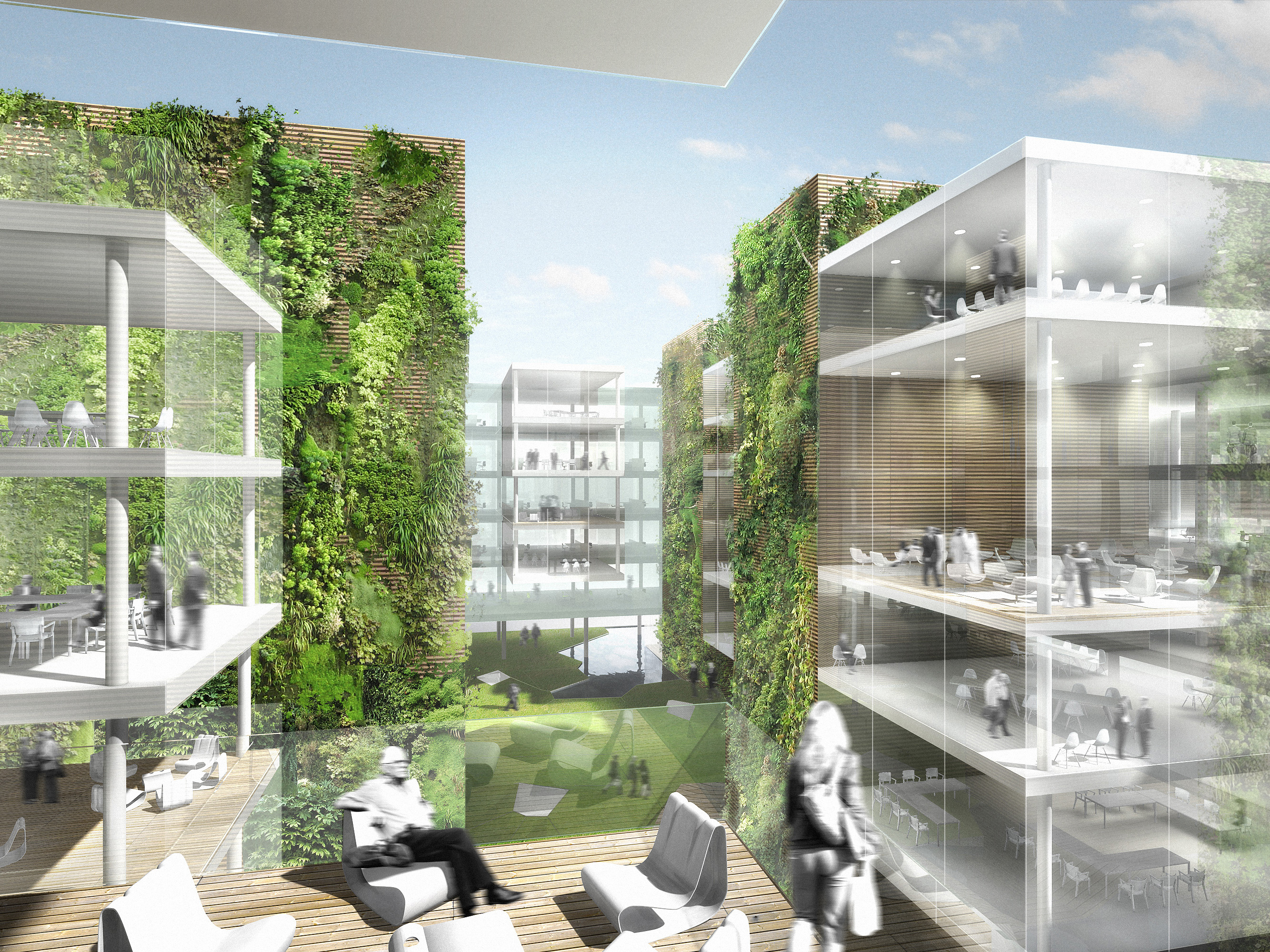 modern sustainable office building