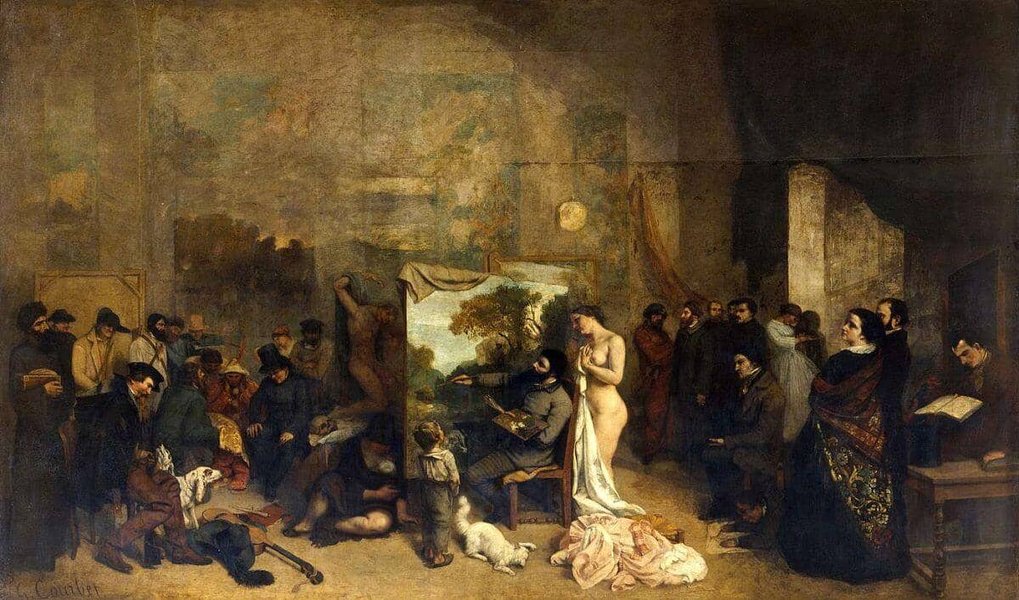historic art painting courbet