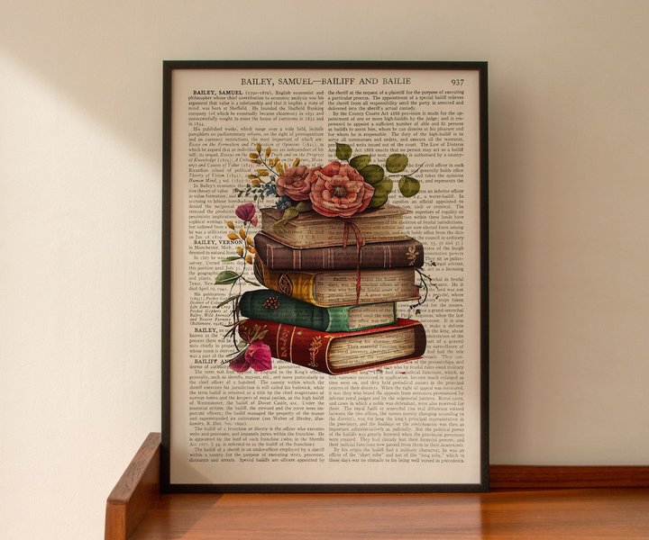 Italian countryside, vintage industrial plants, classic books