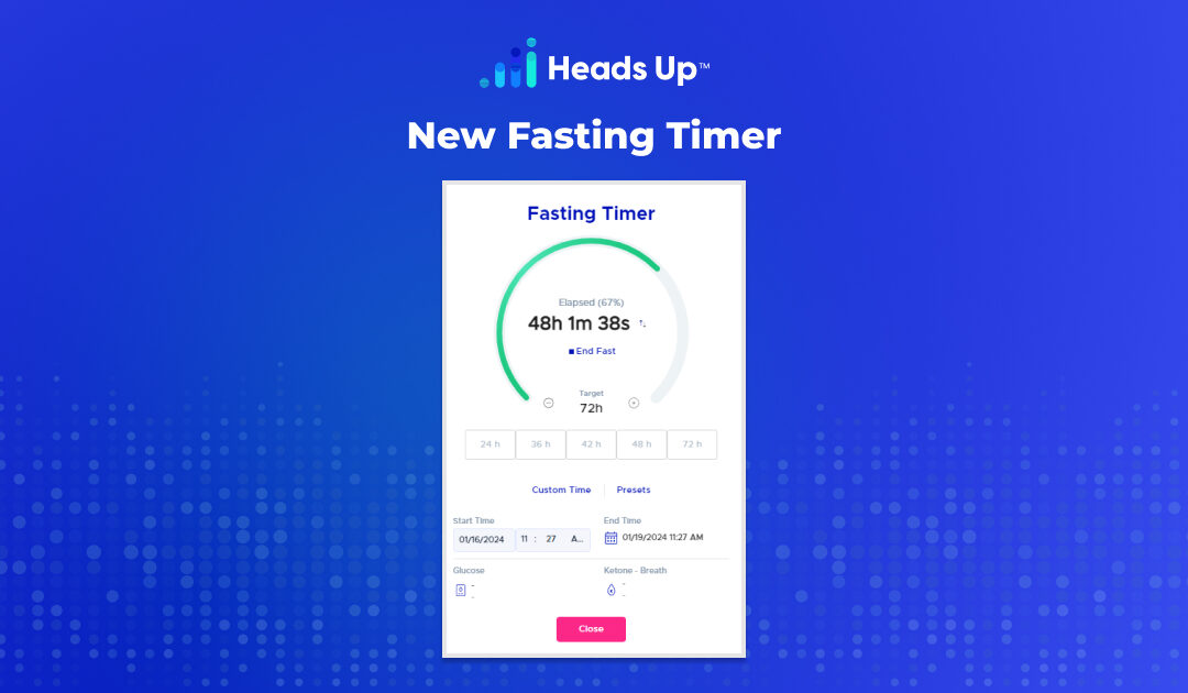 mobile app design, healthy lifestyle, fasting timer device