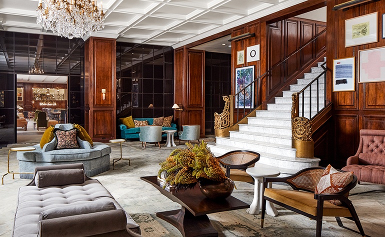 hotel lobby interior