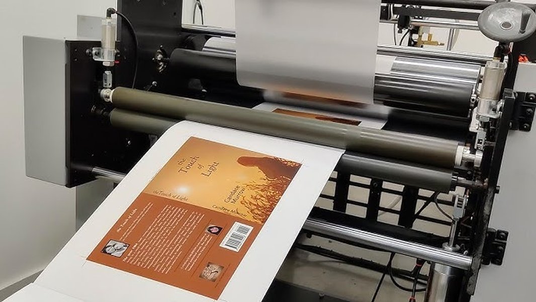 printing machine and book stack