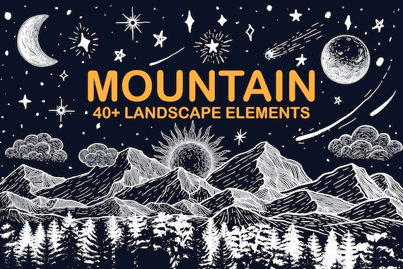 scenic landscape with text elements