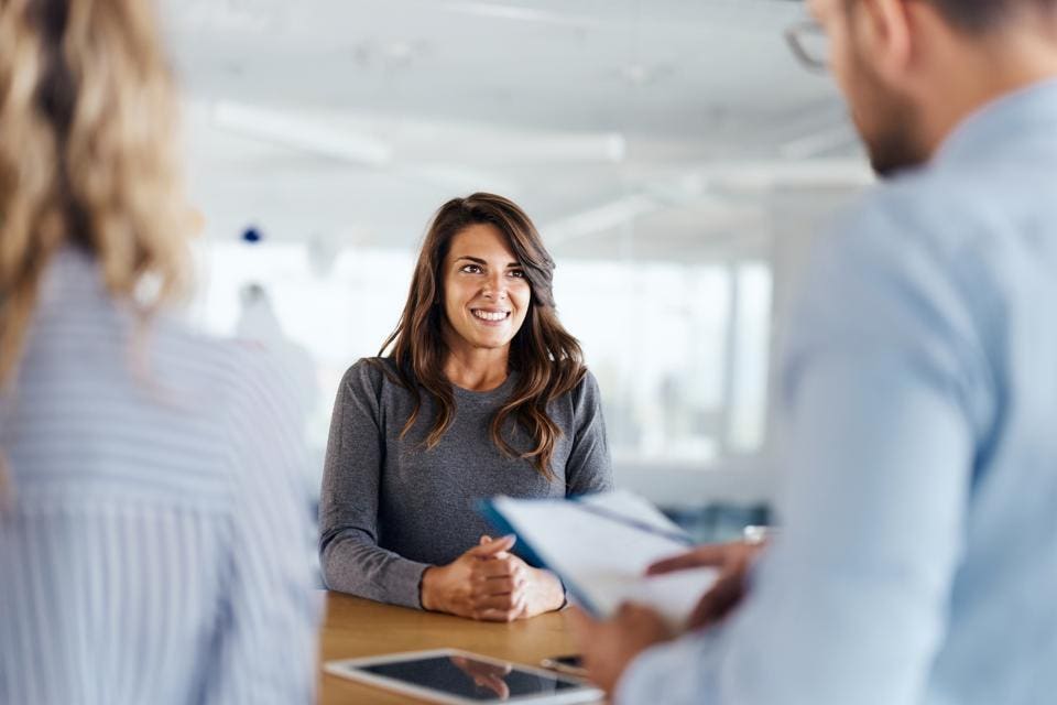 job interview professional environment