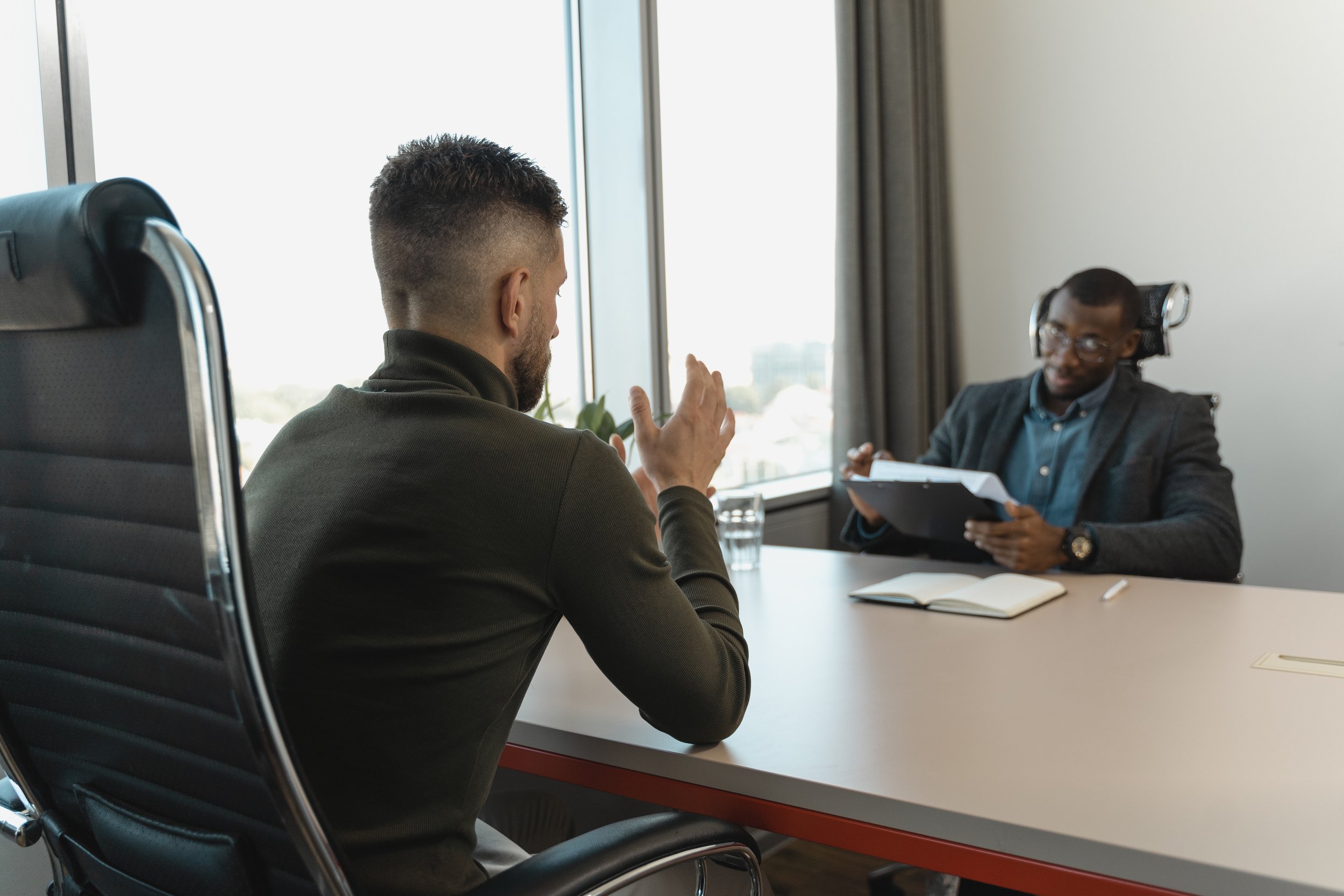 interview professional meeting office