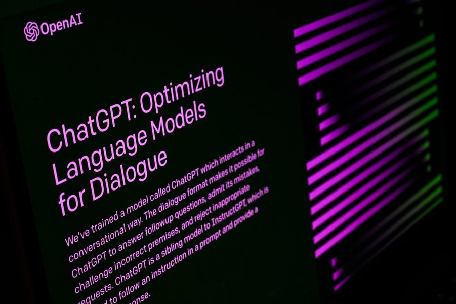 Conceptual Image of AI Interaction