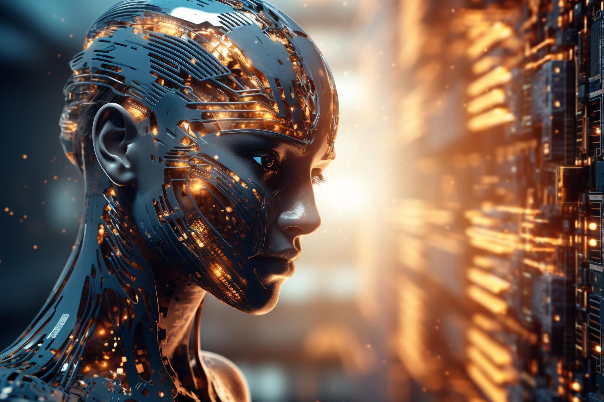 AI algorithms concept illustration