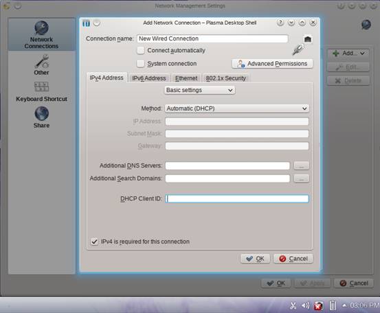 linux system networking configuration