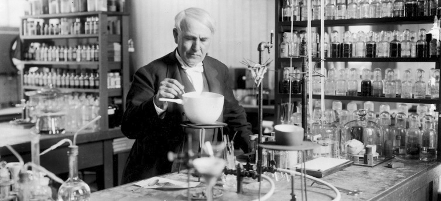 inventors working in a lab with creative designs