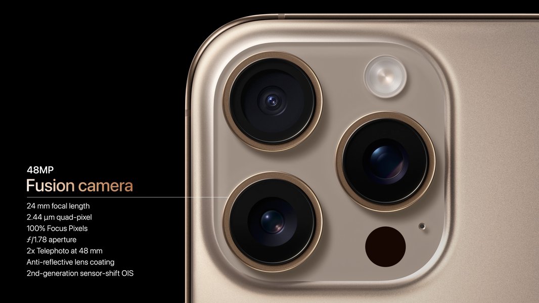 iPhone 16 Pro 的先進相機模組
