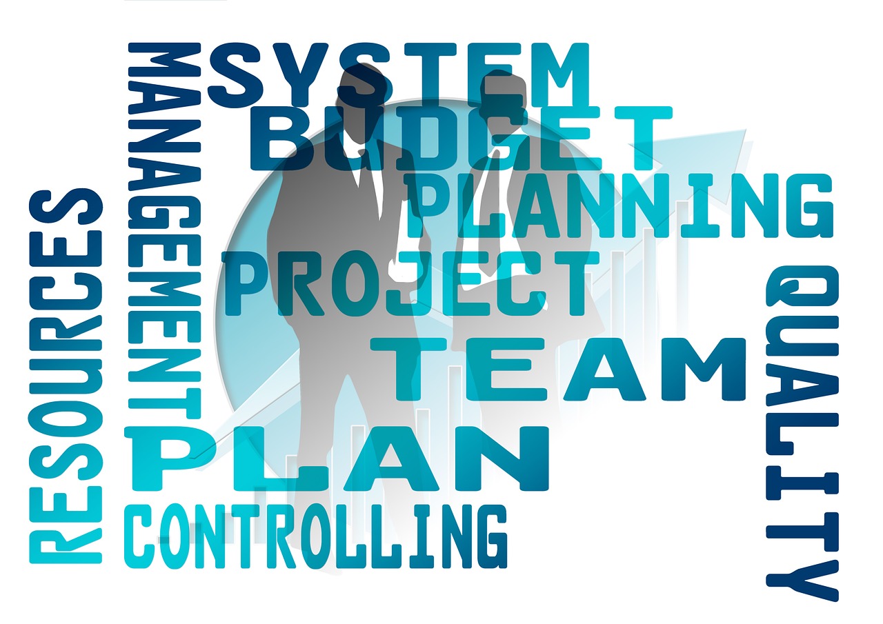professional project management team in action