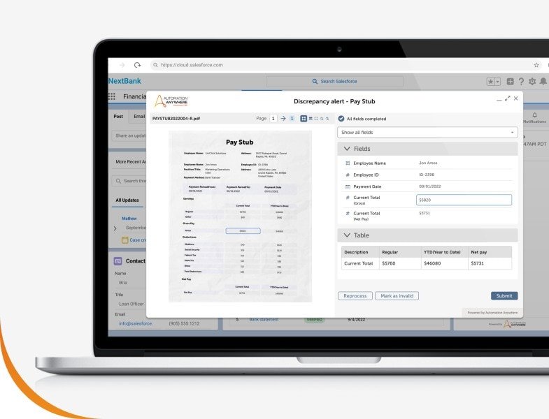 AI Document Automation processing documents at scale