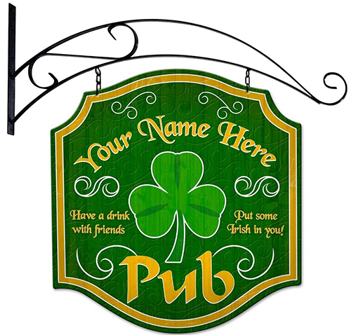 irish pub sign