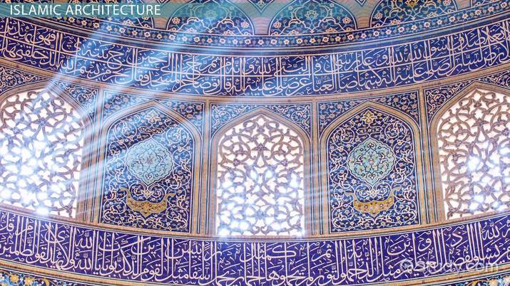 Islamic architecture and calligraphy art