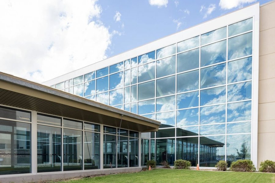 modern hospital building