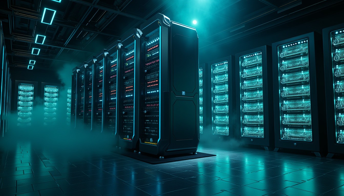 scenic computer server room