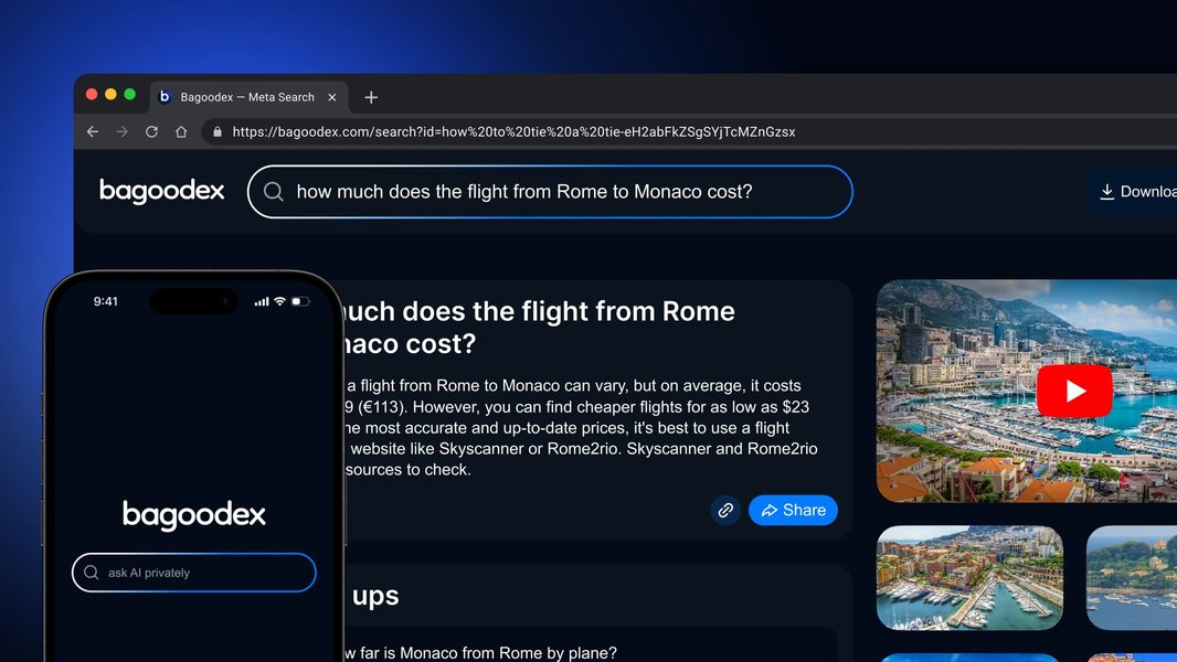 AI assistant search platform interface