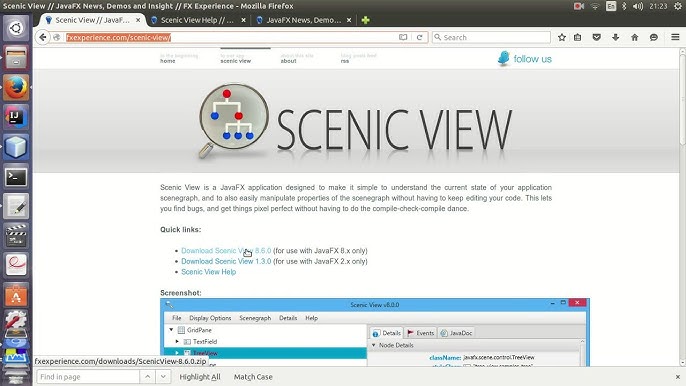 java projects scenery