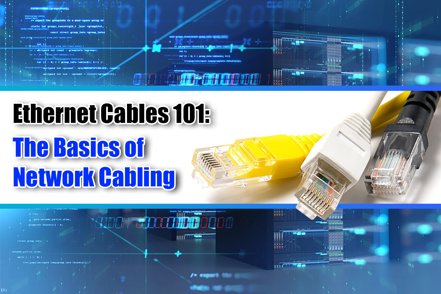 scenic views of computer hardware and network cables