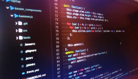javascript code on computer screen
