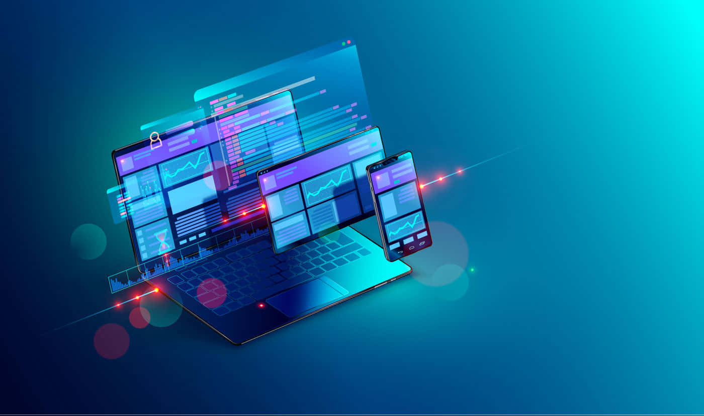 modern web development workspace