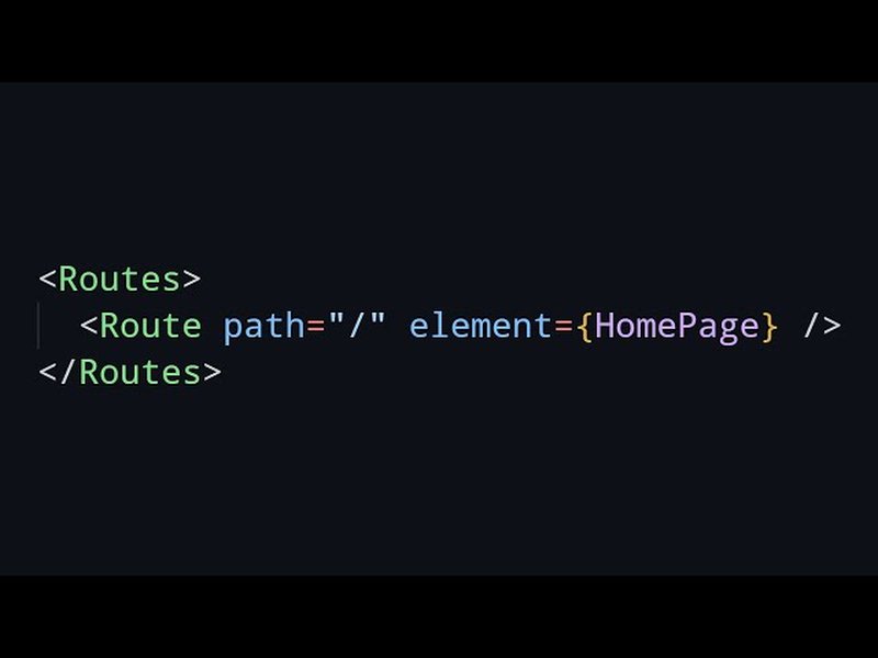 javascript router code snippet