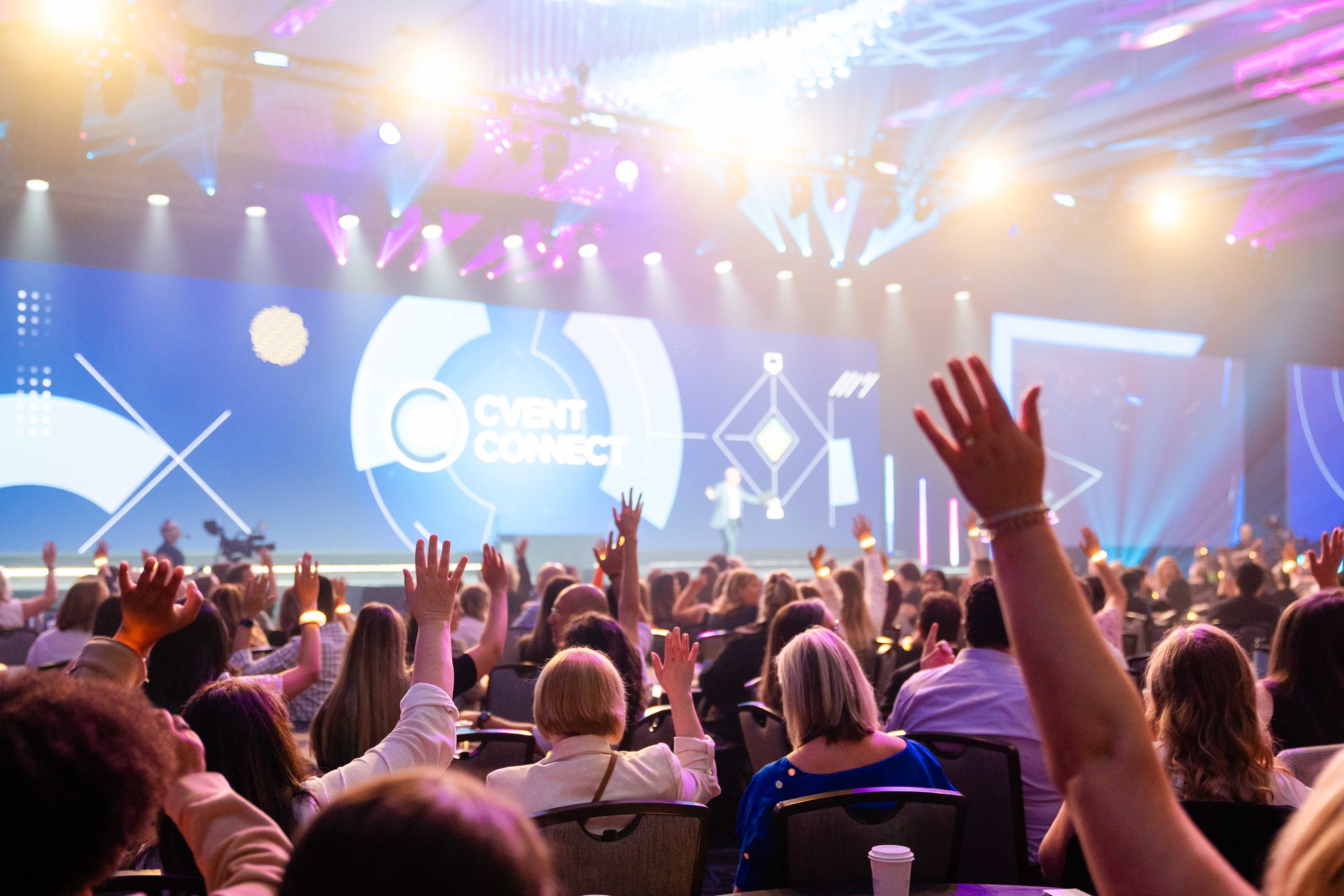 conference stage marketing event