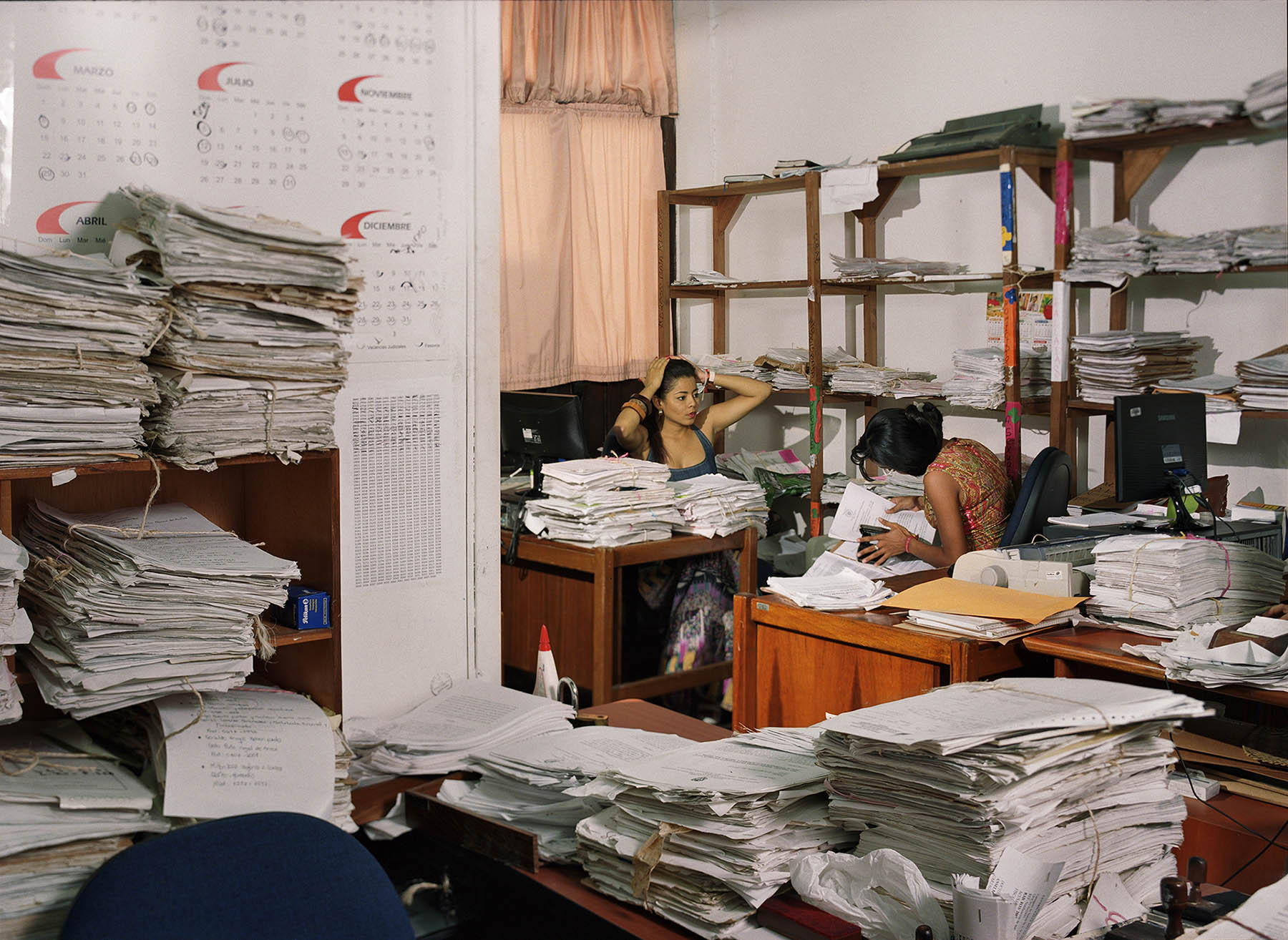 colombian court building and legal documents