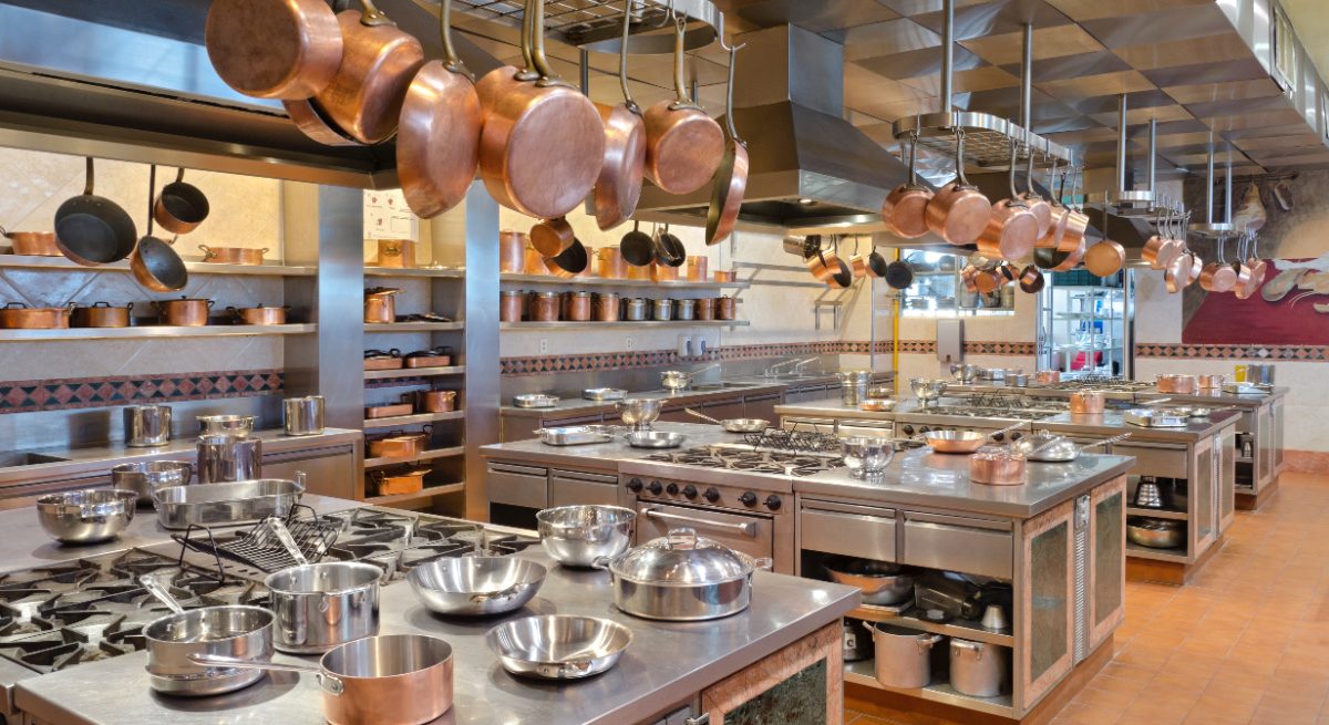 modern commercial kitchen equipment