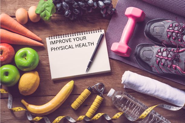 physical scenery of medical supplies and natural remedies