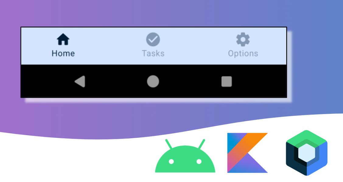 Пример Bottom Navigation Bar в Jetpack Compose