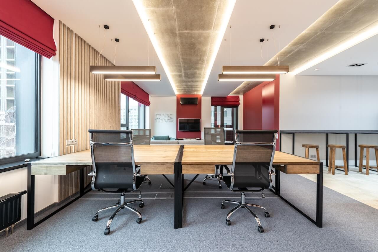modern office workspace