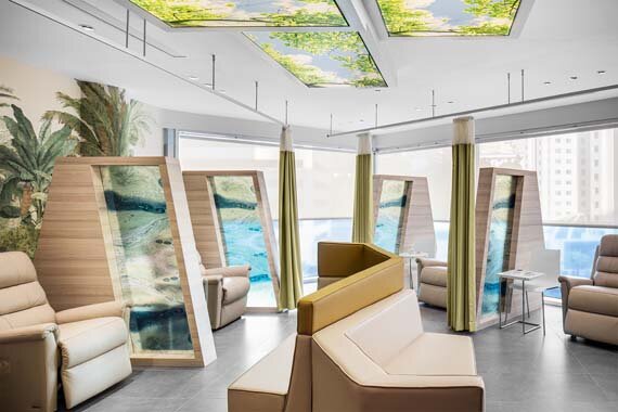 scenic hospital waiting area