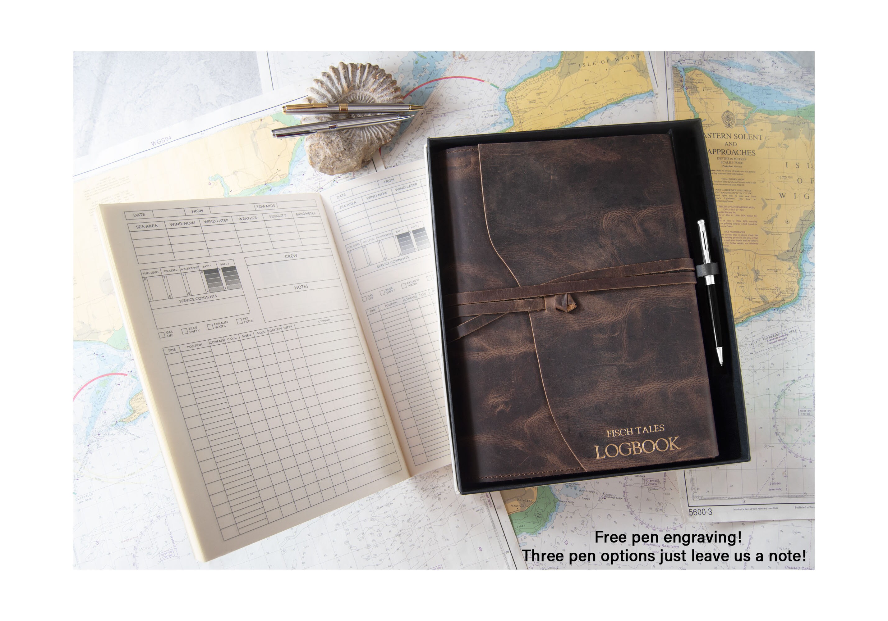 scenic language book and pen
