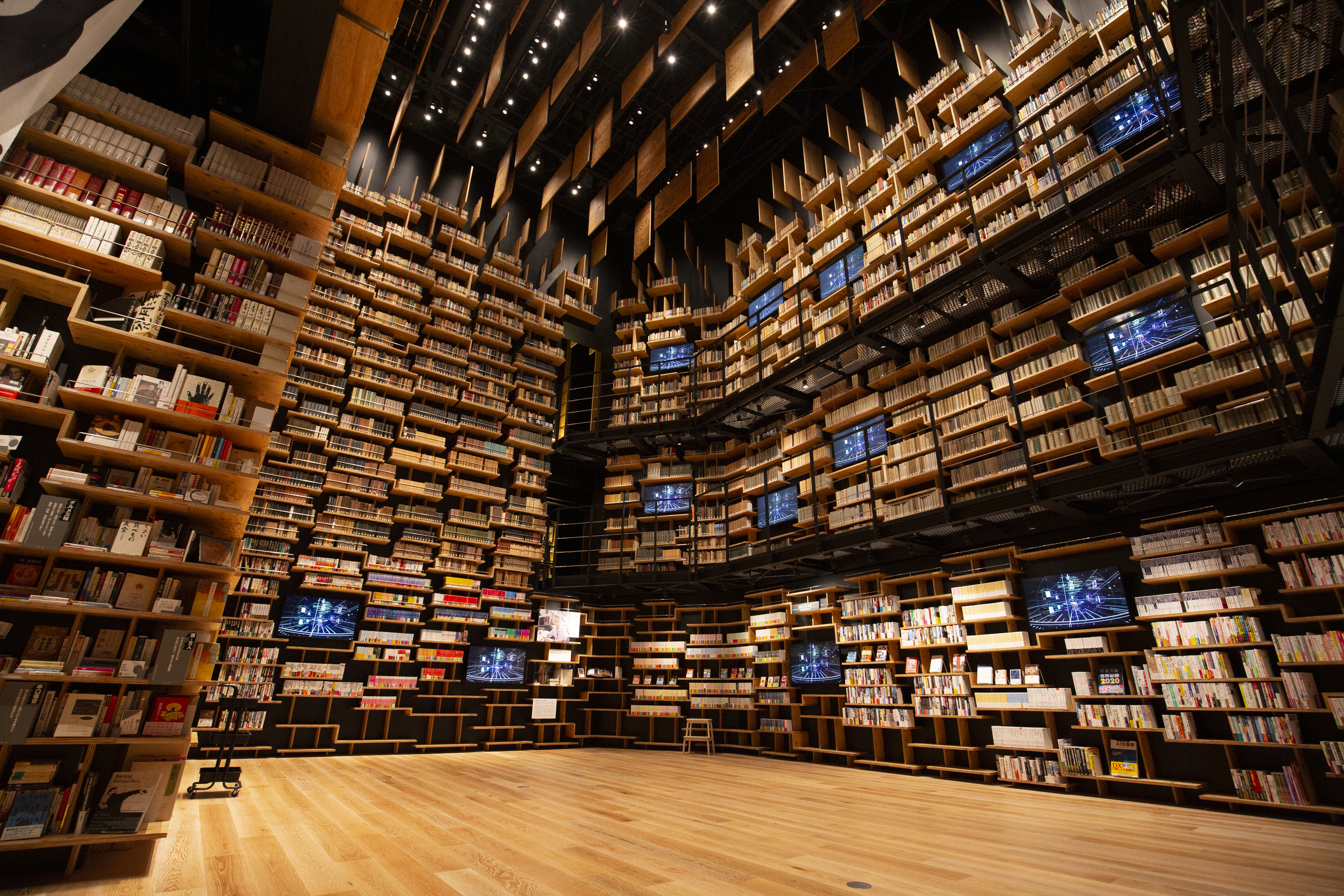 scenic view of bookstores and libraries