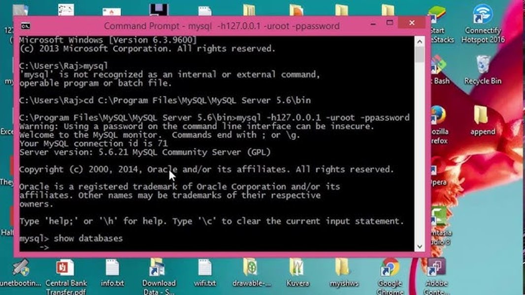 Command Prompt Interface