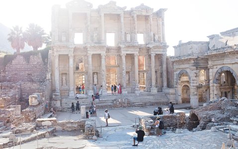 ancient roman library