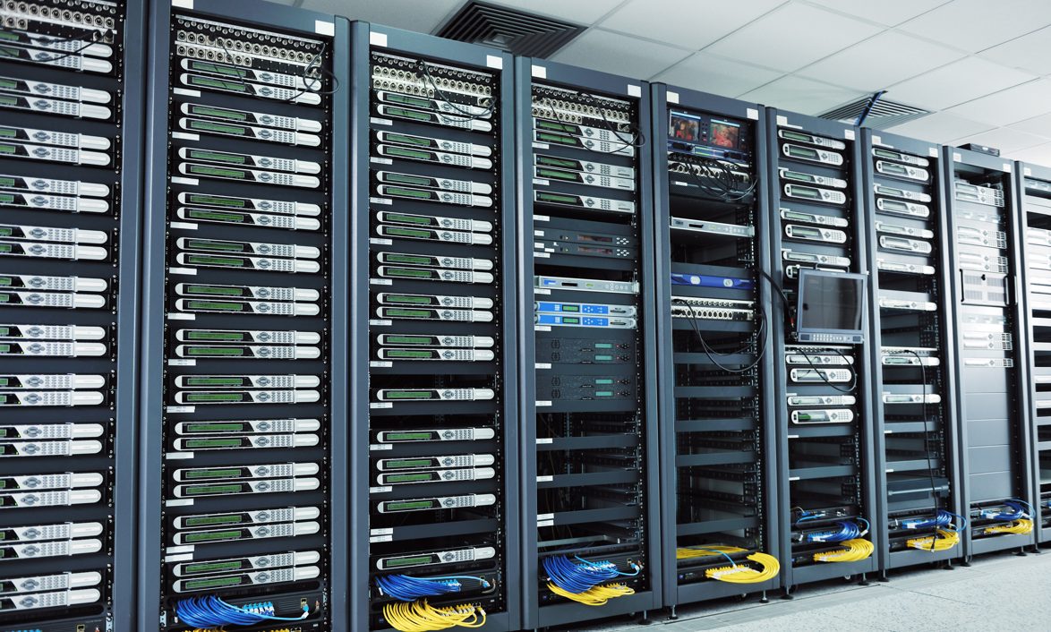 blockchain network physical server room