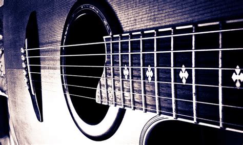 guitar playing scenery
