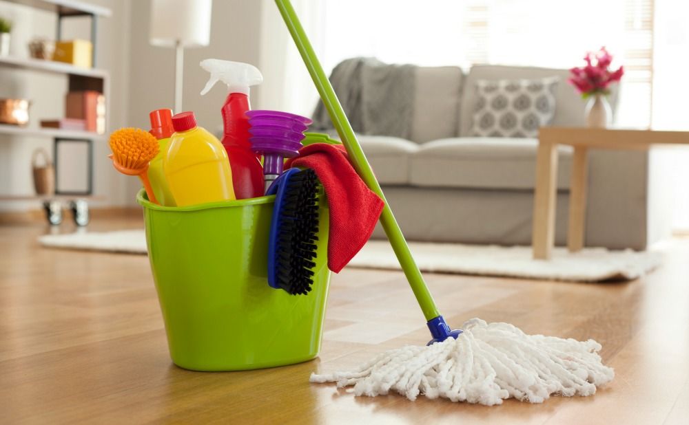 cleaning equipment and rental property