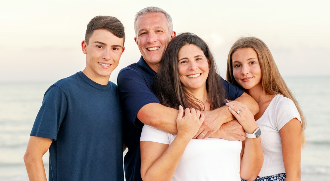 legal documents and family portraits