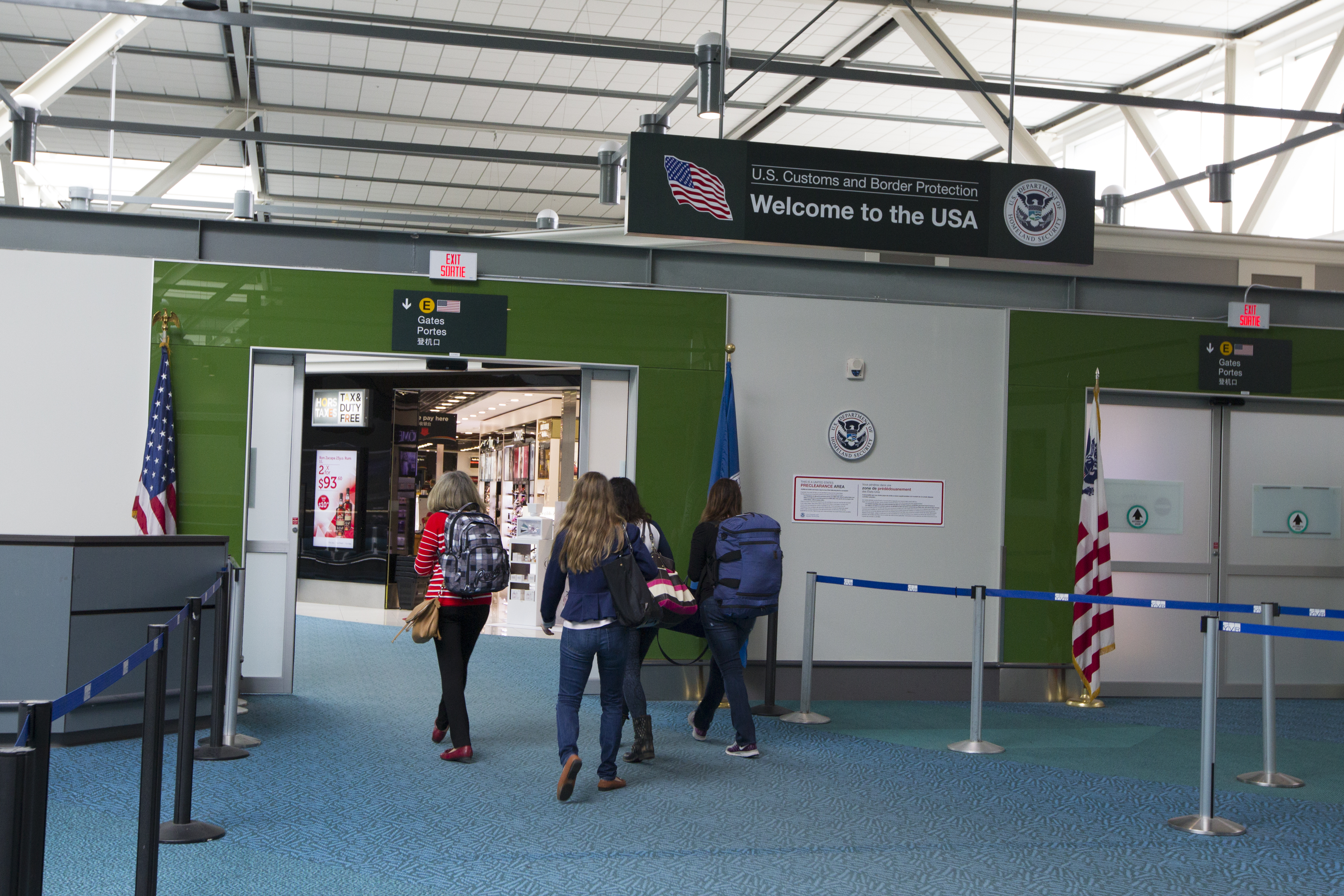 scenic airport port security