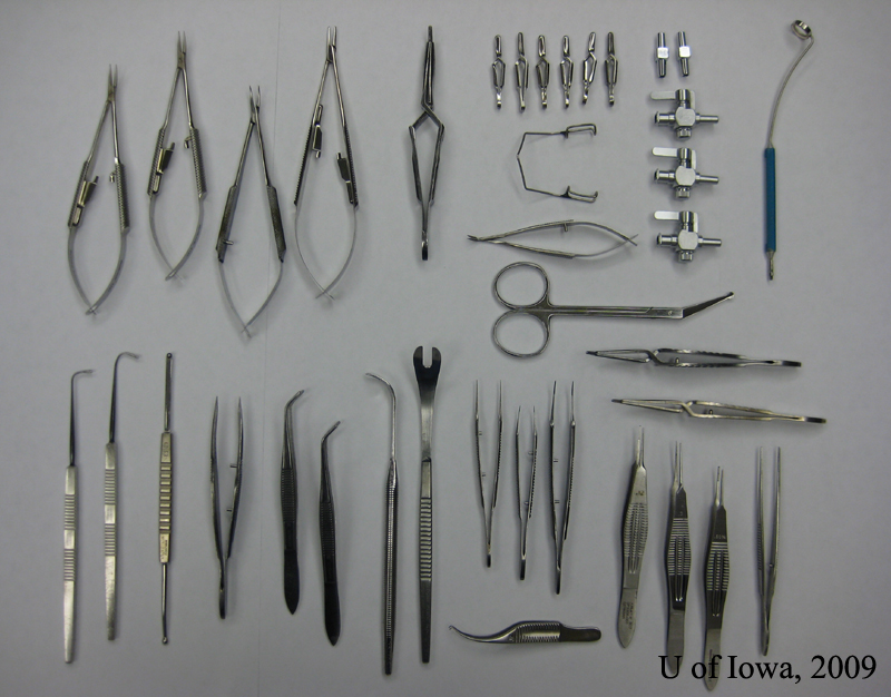 ophthalmic instruments and eye surgery room
