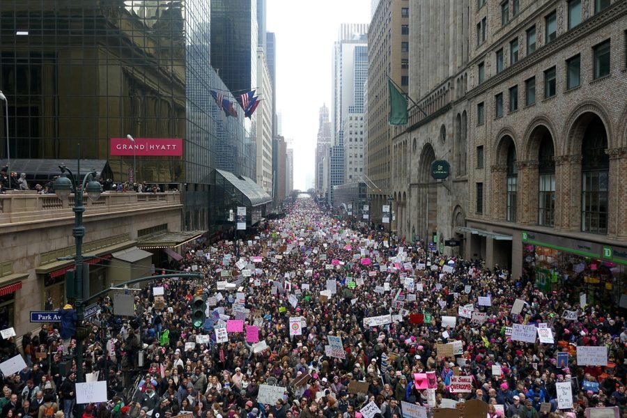 liberal activism cityscape
