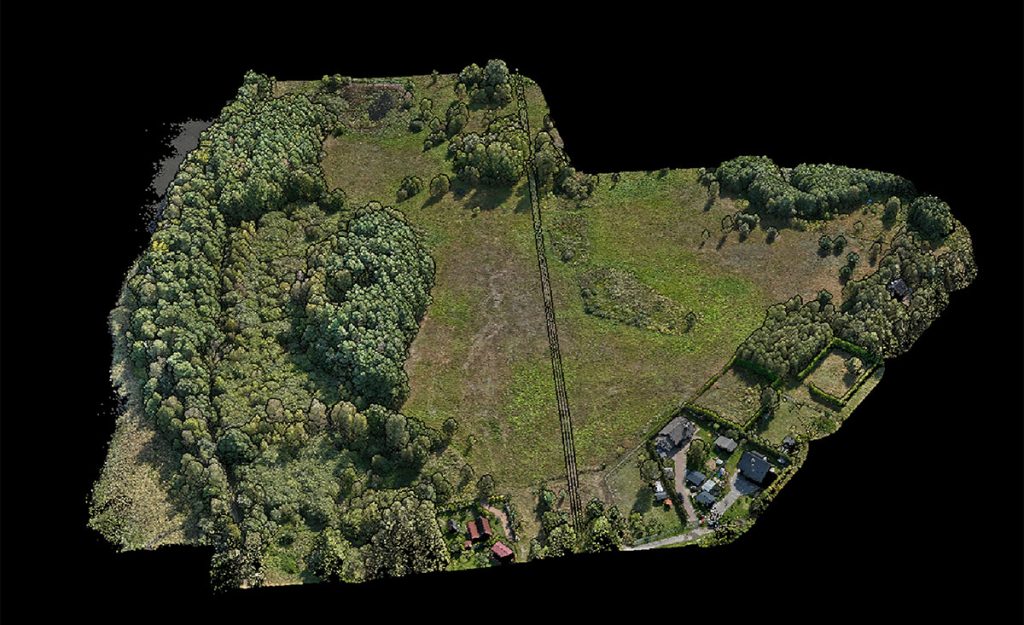 aerial lidar scan landscape