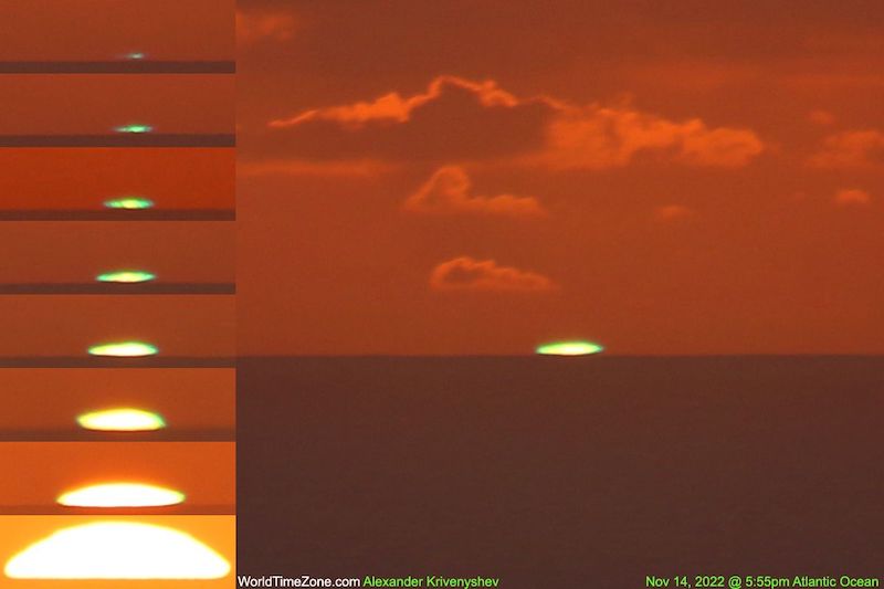 sunset clouds mirage spoon